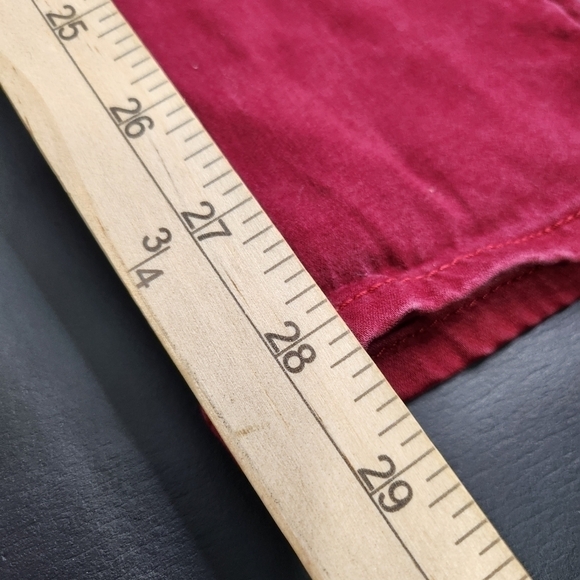 Jordache Super Skinny Jeans Burgundy Women's Size 12 - Picture 9 of 11